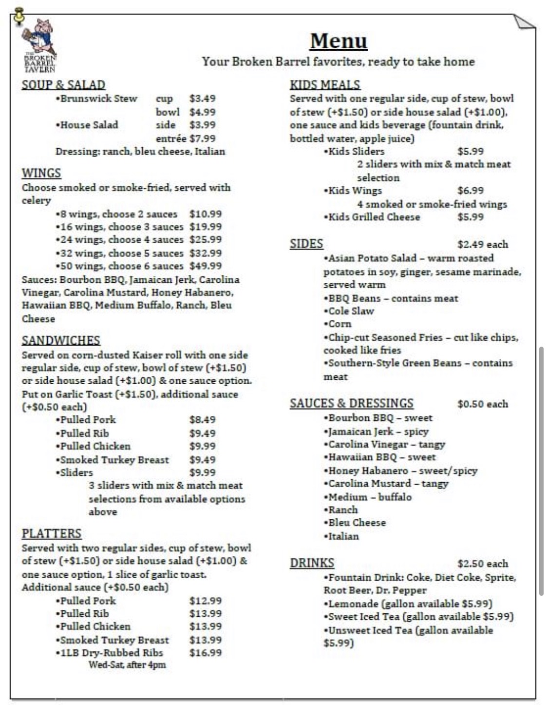 The Broken Barrel Tavern